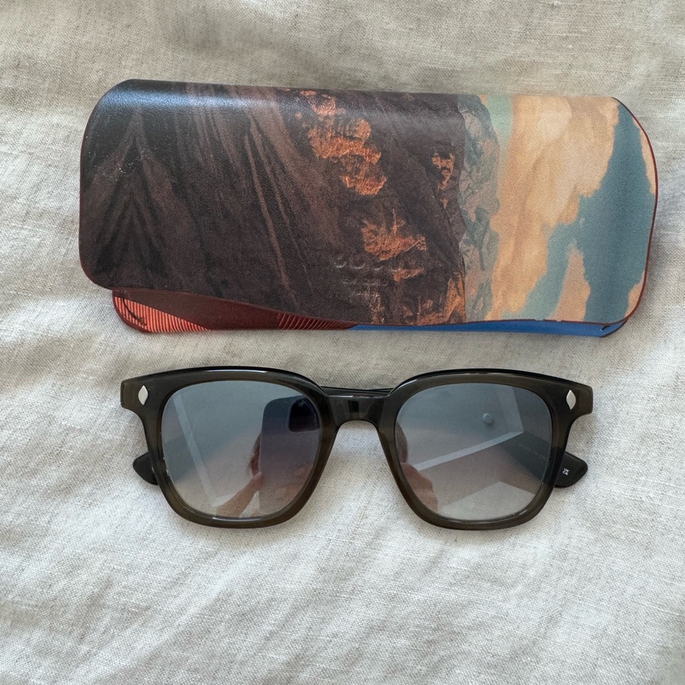 Garrett Leight Broadway Sunglasses with Case & Cloth